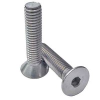 1/2"-13 X 3-1/2" Flat Socket Cap Screw, Coarse, 18-8 Stainless
